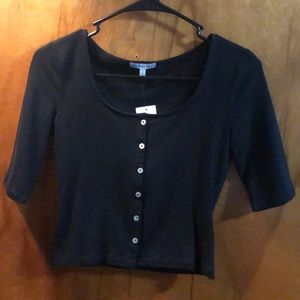 Charlotte Russe black shirt- NWT